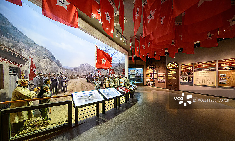 甘肃省庆阳市华池县-南梁革命纪念馆图片素材