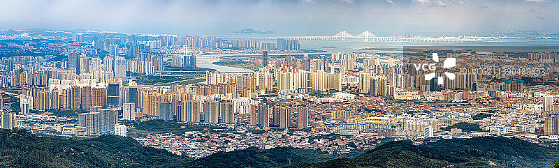 紫帽山晋江全景图片素材