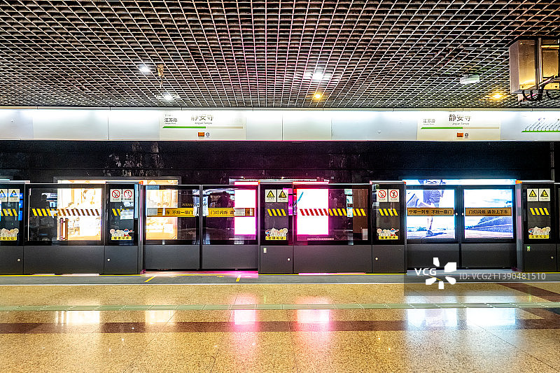 上海地铁站图片素材