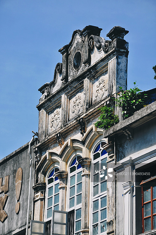 海南海口骑楼老街图片素材