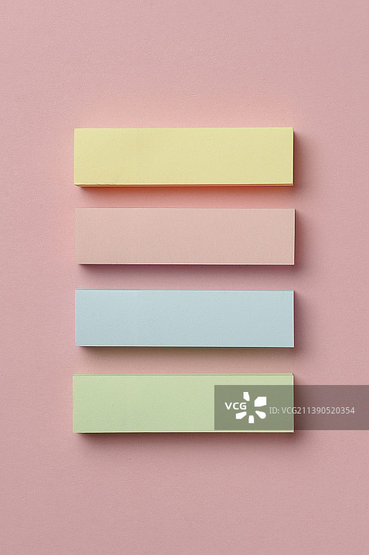 彩色便签条图片素材