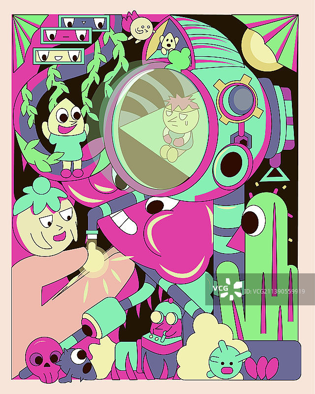 矢量创意插画图片素材