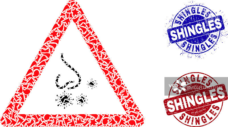 鼻腔感染警告图片素材