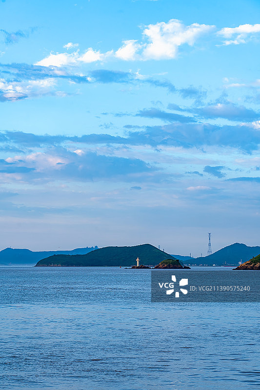 浙江舟山普陀区朱家尖景区海洋风光图片素材