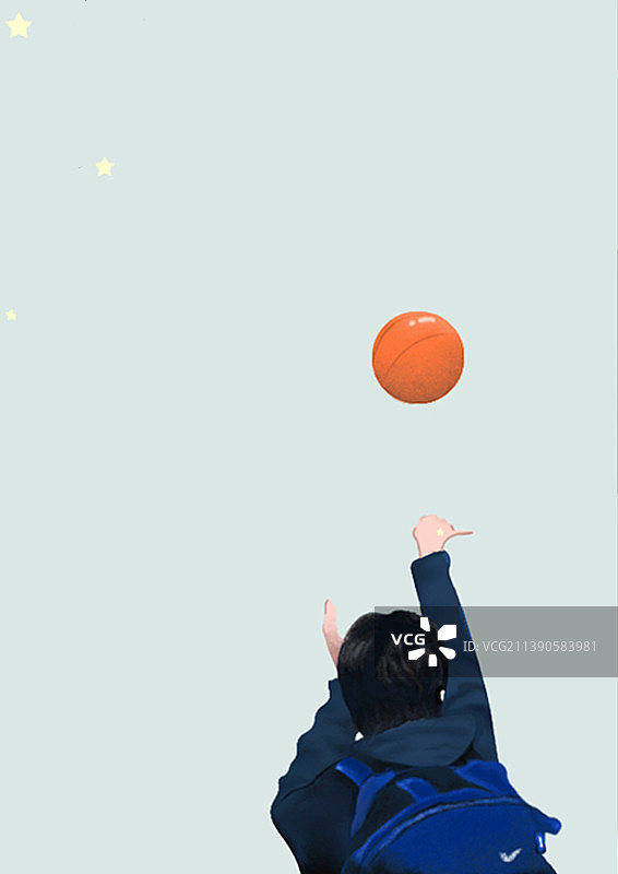 少年与球图片素材