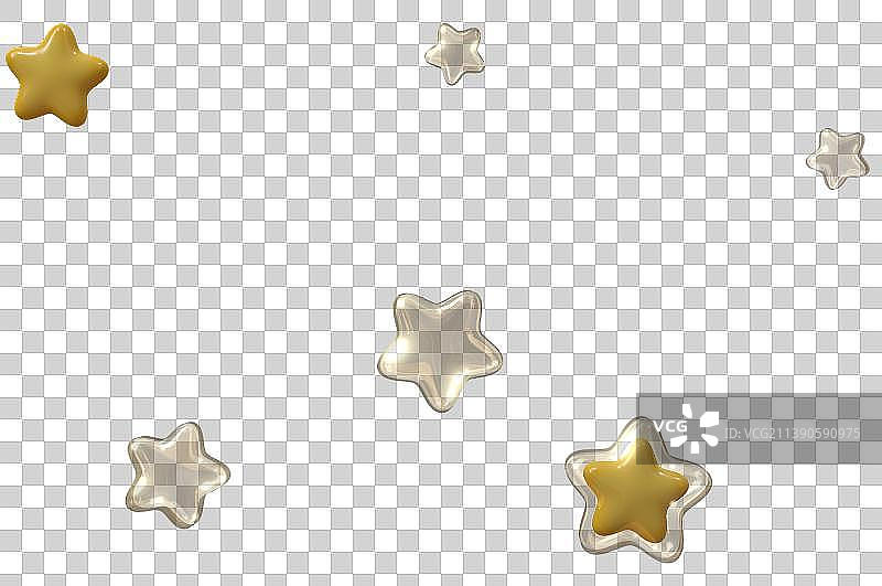 3d五角星图片素材