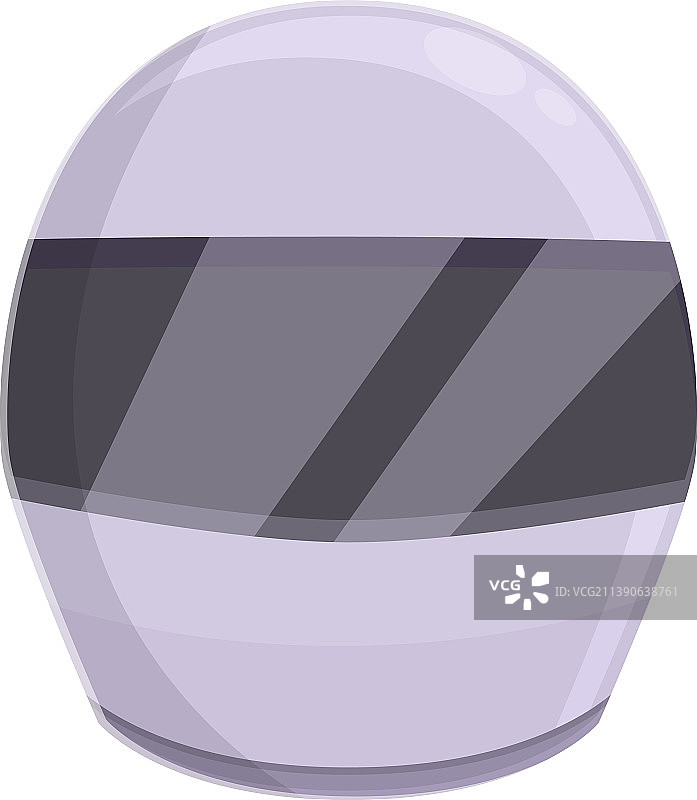 卡通骑手头盔图标正面视角图片素材