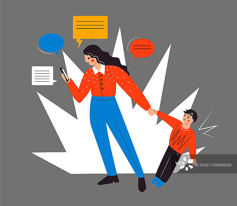 母子关系问题图片素材