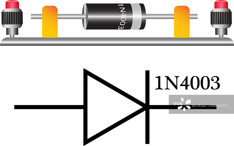 二极管是一种半导体器件图片素材