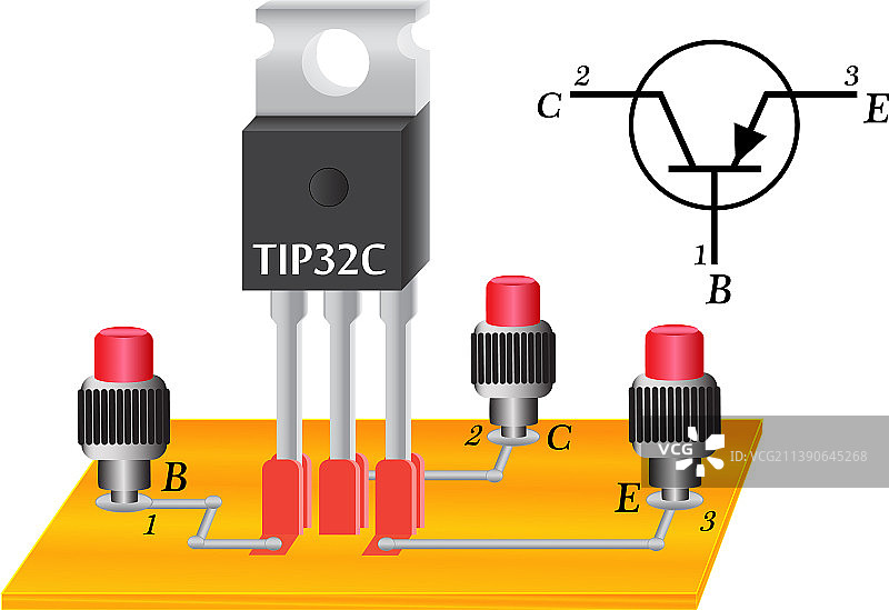 晶体管是半导体无线电元件图片素材