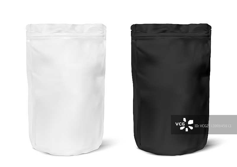 逼真拉链包装广告模型图片素材