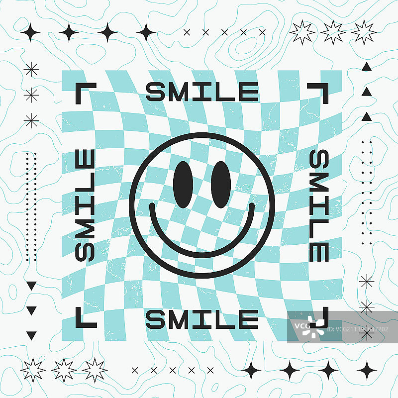 时尚微笑抽象艺术作品图片素材