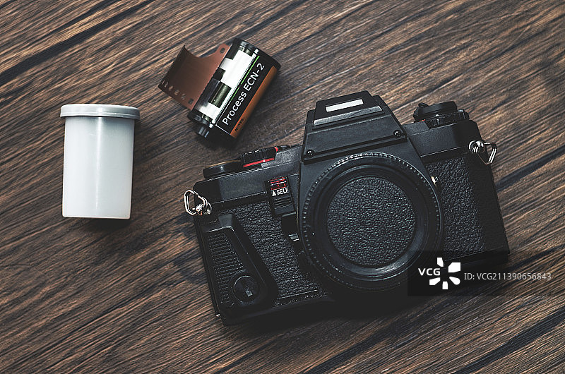 单反胶片摄影相机图片素材