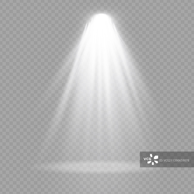白色聚光灯投影仪灯光合集图片素材
