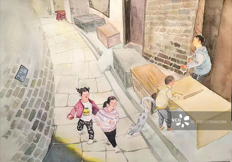 广西三江写生风景图片素材