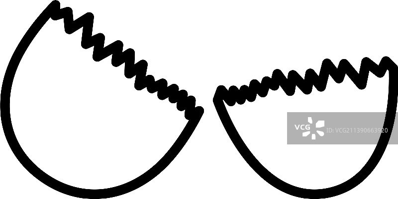 空蛋壳图标图片素材