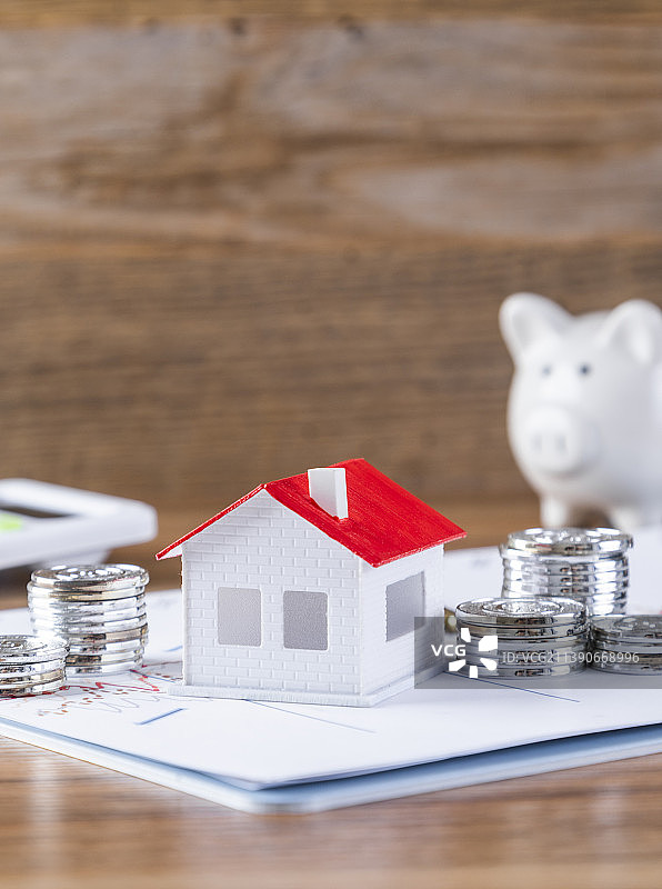 金融投资储蓄房产概念图图片素材