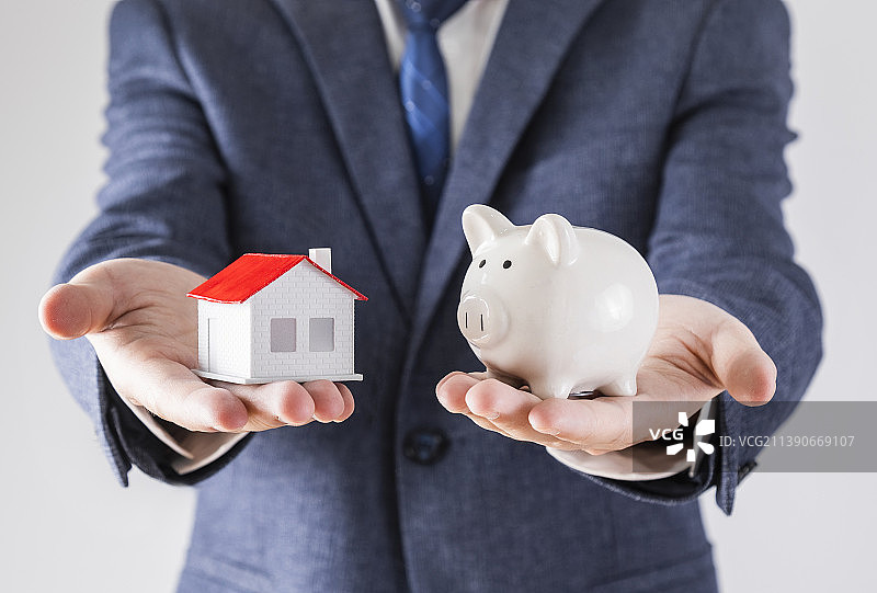 房产销售储蓄投资概念图图片素材