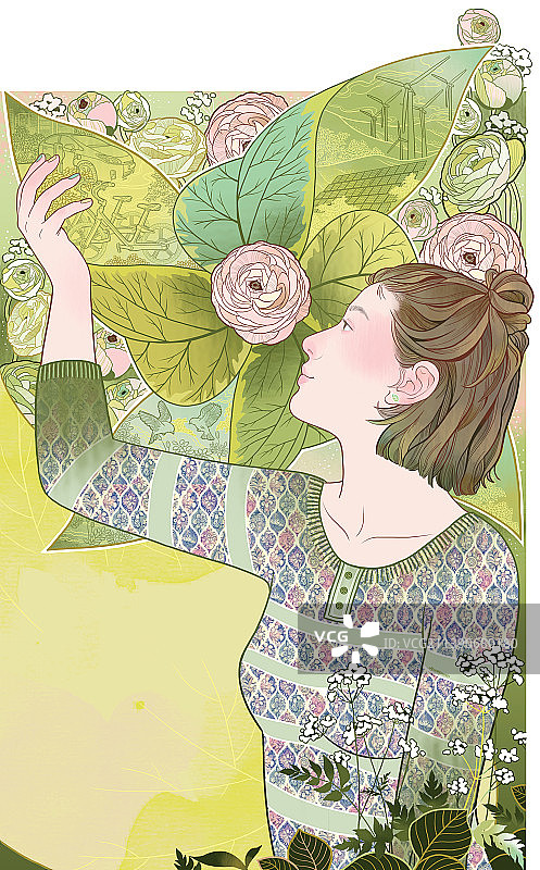 中国新能源发展是政府支持清洁低碳转型的成功范例图片素材