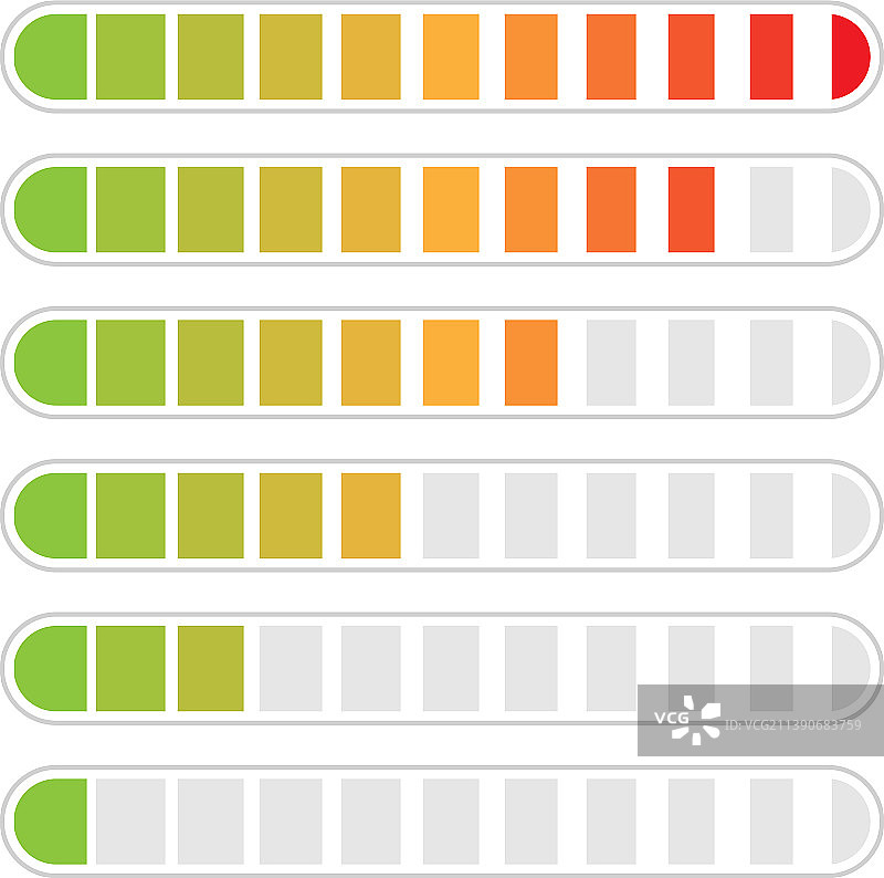进度条阶梯阶段等级指示器图片素材