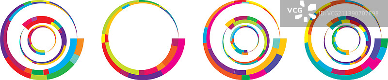 抽象圆形几何图形素材图片素材