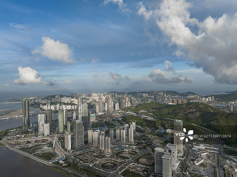 珠海横琴金融岛图片素材