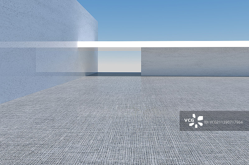 3D现代城市建筑空间与结构图片素材