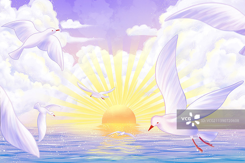 场景插画图片素材