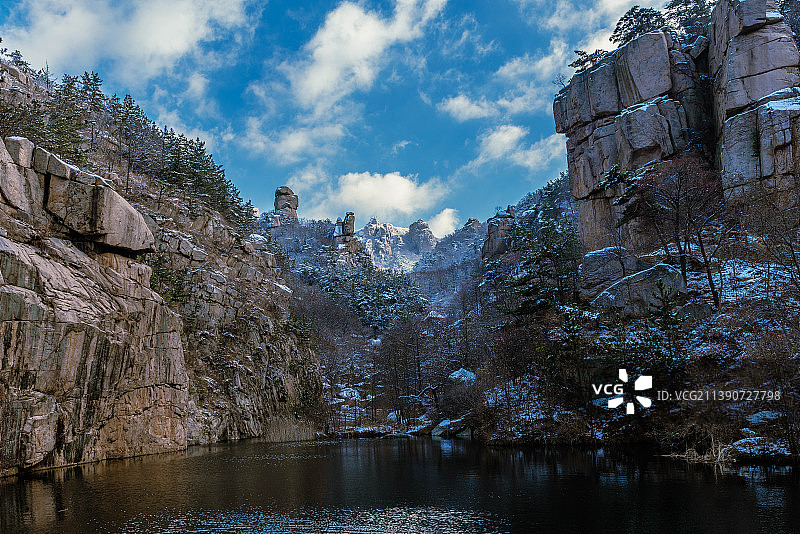 冰后北九水图片素材