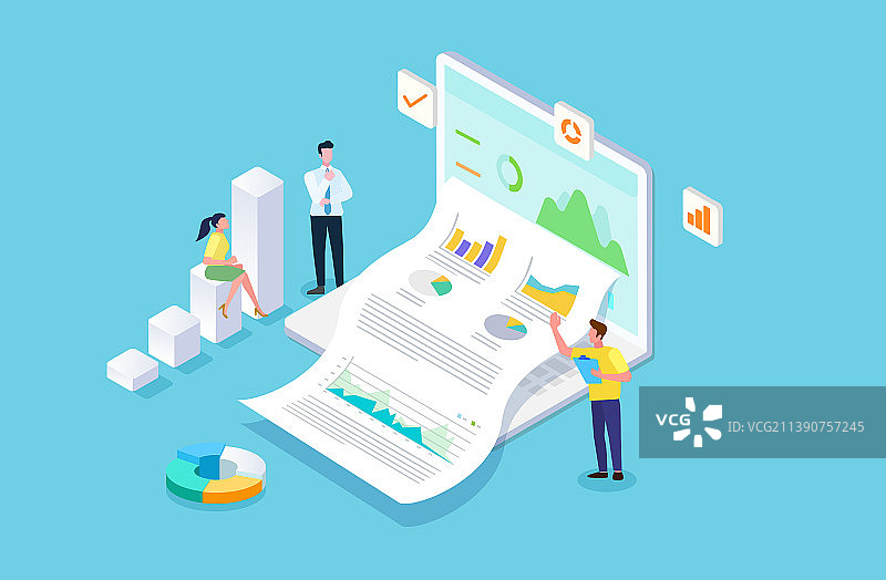 2.5d电脑数据图片素材