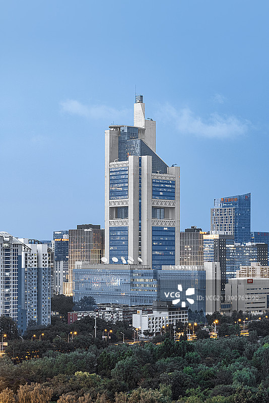 BTV 北京电视台 城市建筑 写字楼 地标 公园图片素材