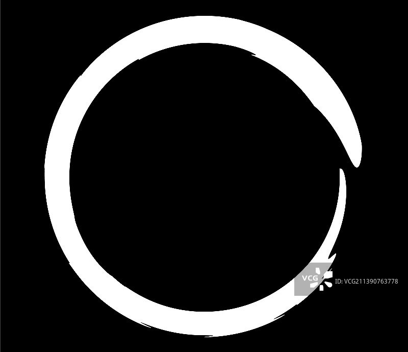 画笔刷画笔画圆元素图片素材