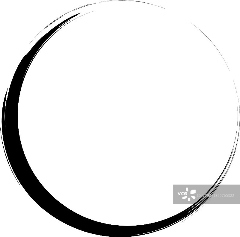 画笔刷画笔画圆元素图片素材