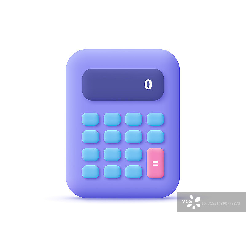 数学财务分析计算器图片素材