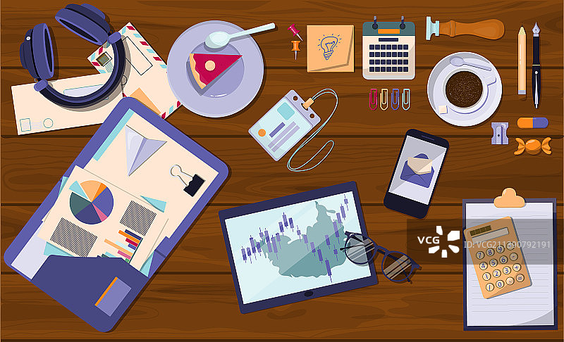 扁平风办公室商务Banner模板图片素材