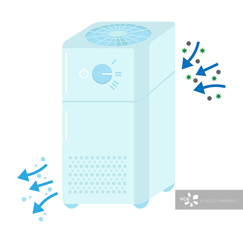 空气病毒过滤净化图片素材