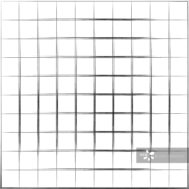 带粗糙不规则线条的网格图片素材
