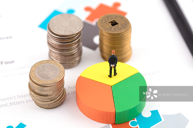 微缩场景市场竞争商业行为图片素材