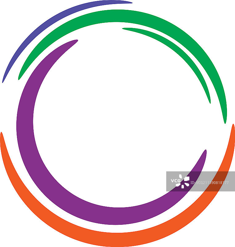 抽象的圆形辐射设计元素图片素材