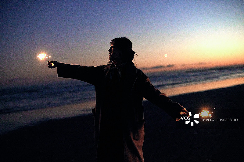 日本女人的肖像图片素材