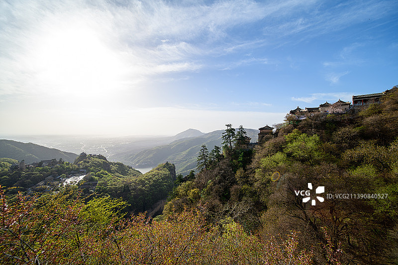 甘肃省平凉市5A级旅游景区-崆峒山风景区，自古就有“中华道教第一山”之美誉图片素材
