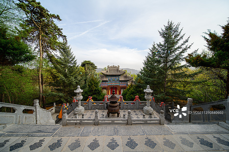 甘肃省平凉市5A级旅游景区-崆峒山风景区，自古就有“中华道教第一山”之美誉图片素材