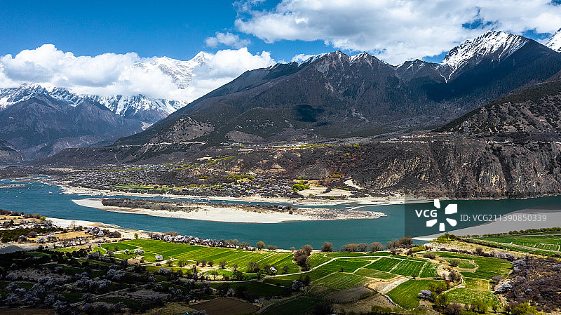 林芝市米林县雅鲁藏布江图片素材