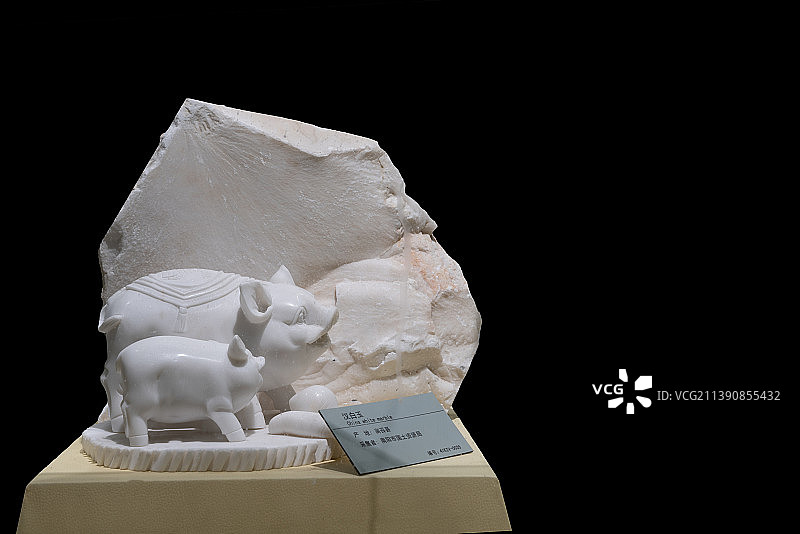 矿石标本：汉白玉图片素材