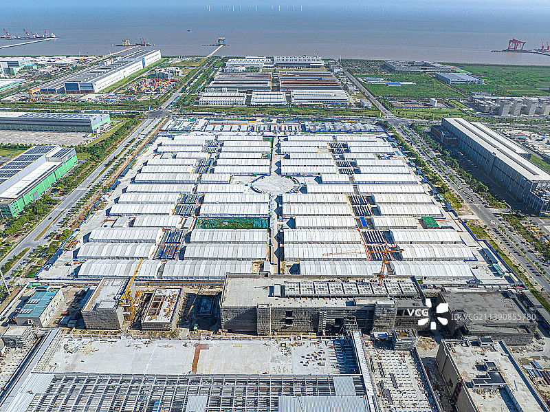 临港二号方舱 2022新冠病毒疫情 鸿音路 新元南路 沧海路图片素材