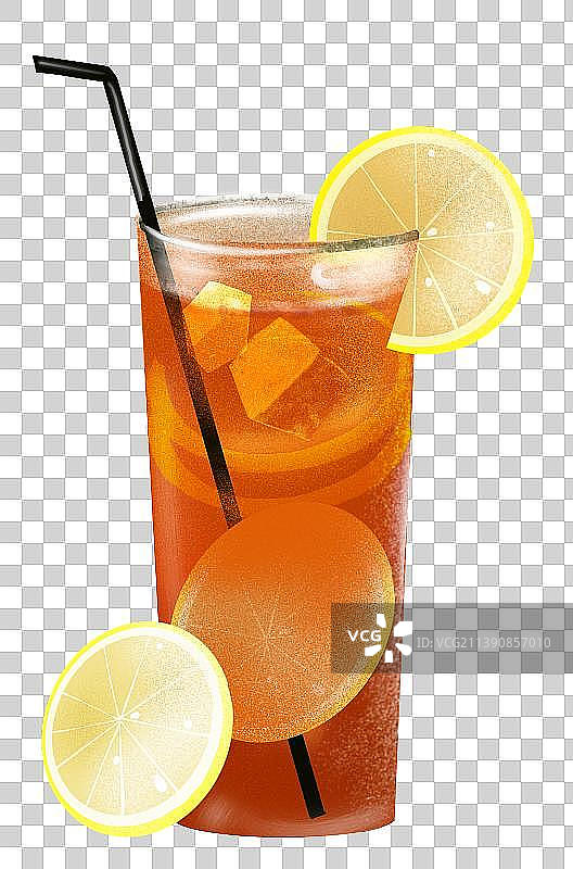 柠檬冰红茶图片素材