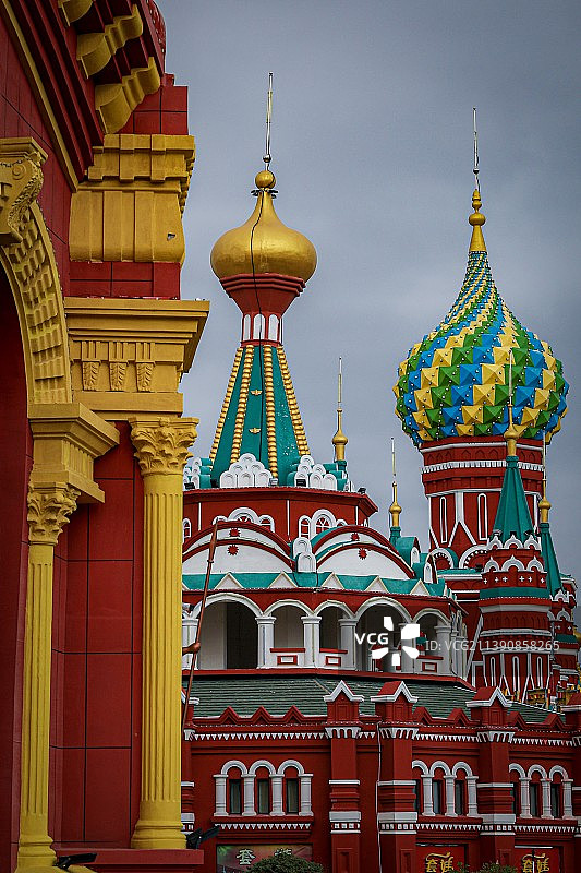 满洲里套娃广场图片素材