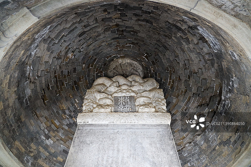 北京石景山慈悲庵田义墓石刻文物园图片素材