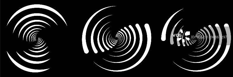 螺旋设计元素旋涡旋转图片素材
