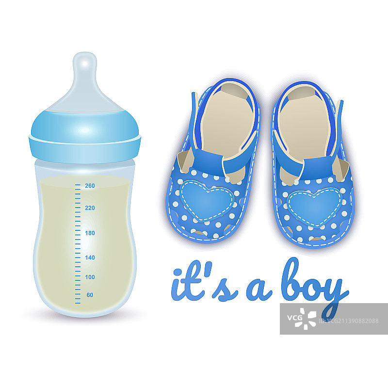 “男孩”婴儿贺卡图片素材